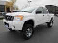 Blizzard White 2011 Nissan Titan S Crew Cab 4x4