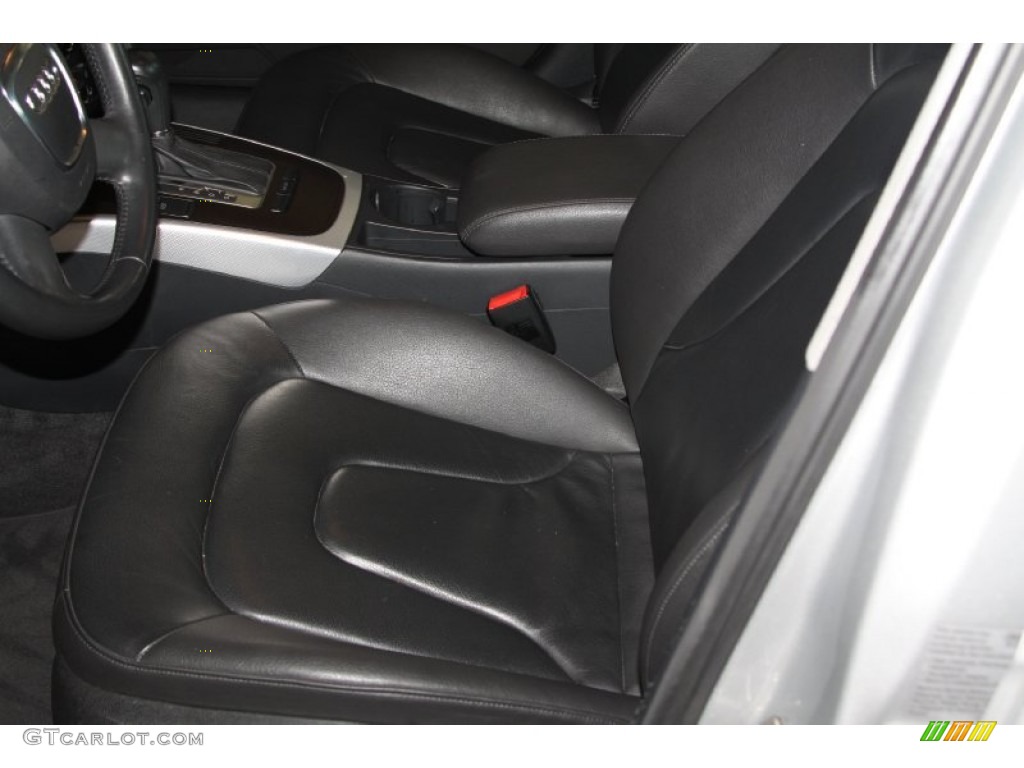 2009 A4 2.0T Premium quattro Sedan - Ice Silver Metallic / Black photo #10