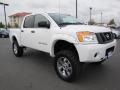 Blizzard White - Titan S Crew Cab 4x4 Photo No. 8