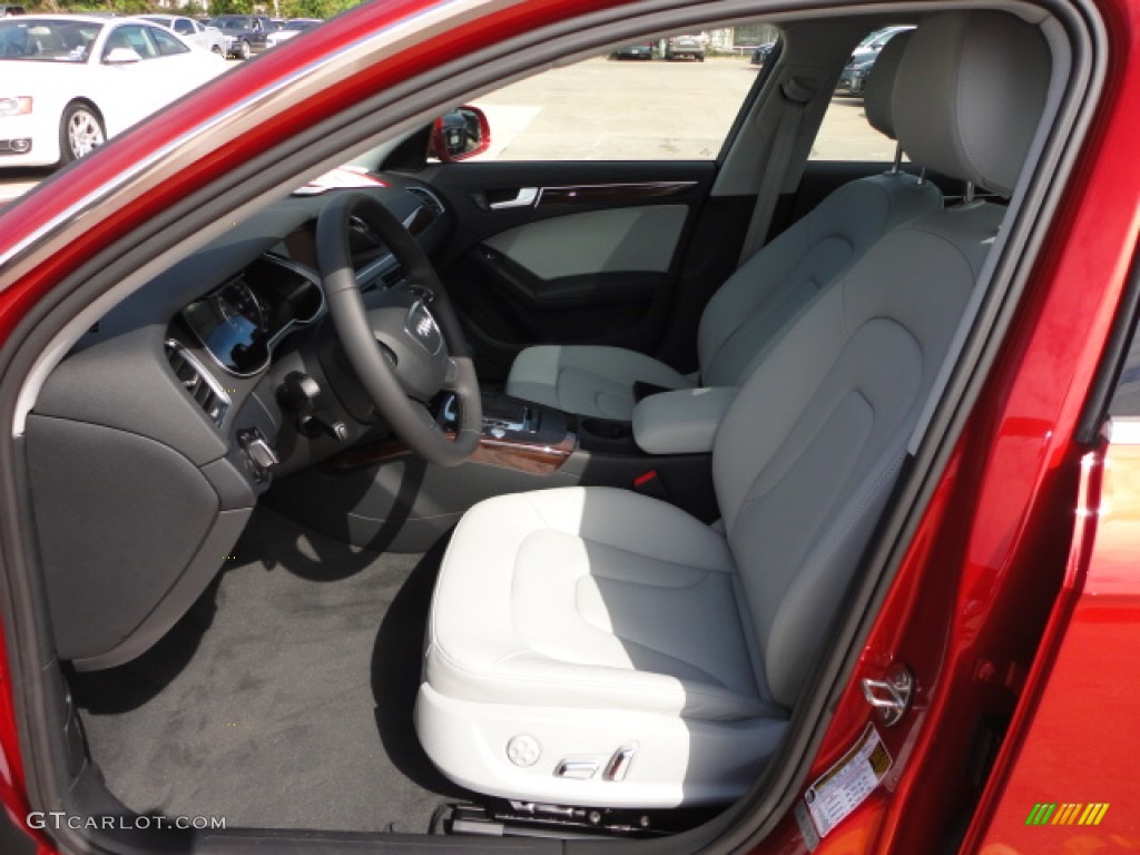 Titanium Gray Interior 2013 Audi A4 2.0T Sedan Photo #72020880