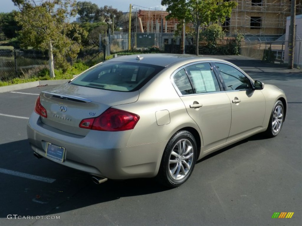 2009 G 37 Sedan - Sahara Sandstone / Wheat photo #6