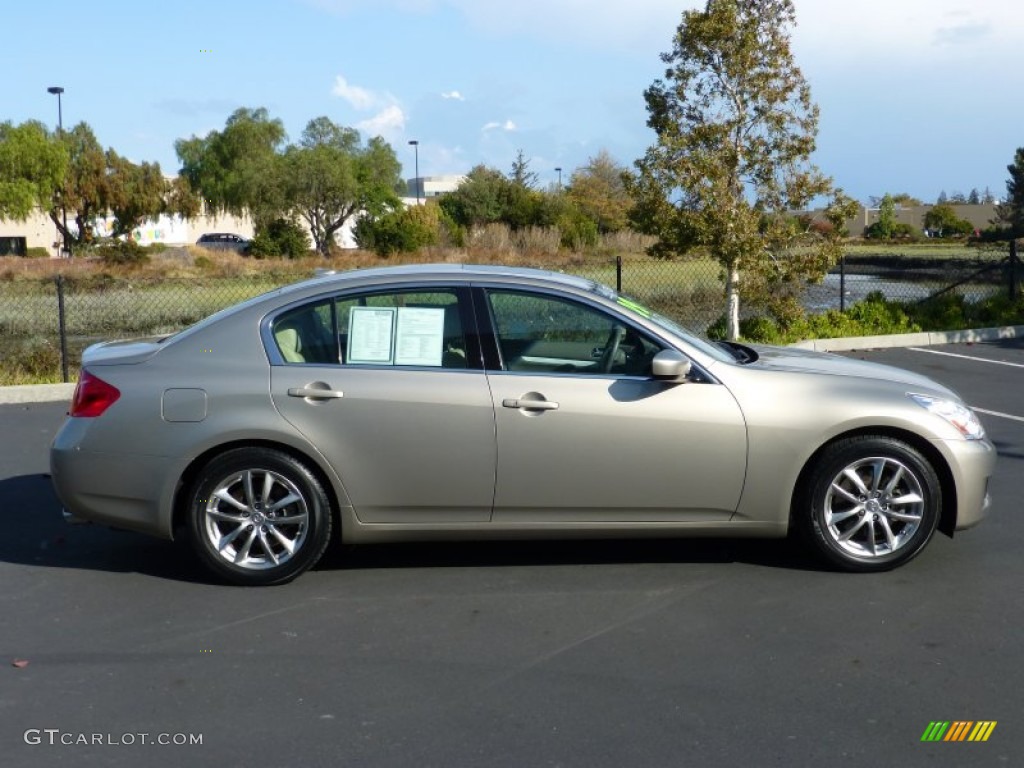2009 G 37 Sedan - Sahara Sandstone / Wheat photo #7