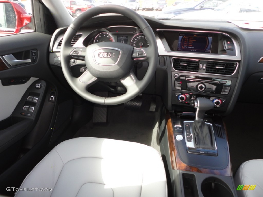 2013 Audi A4 2.0T Sedan Titanium Gray Dashboard Photo #72020952