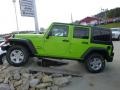 Gecko Green Pearl 2013 Jeep Wrangler Unlimited Sport 4x4 Exterior