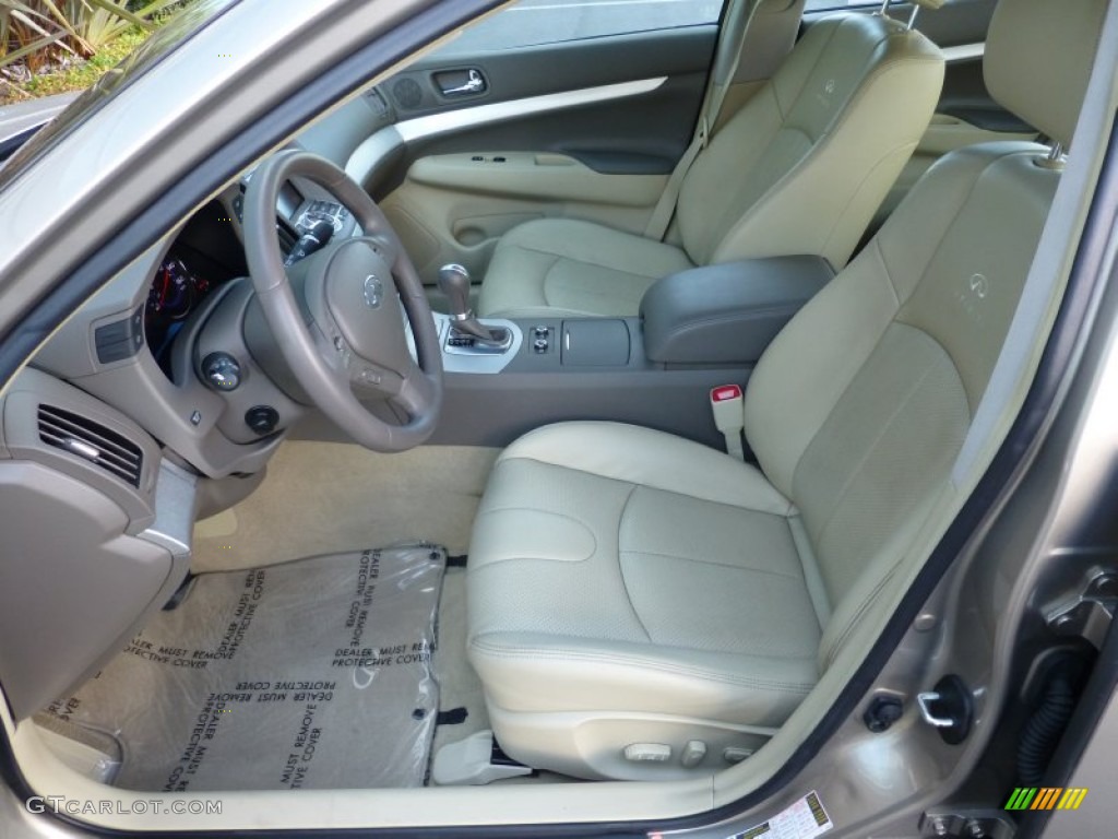2009 G 37 Sedan - Sahara Sandstone / Wheat photo #14