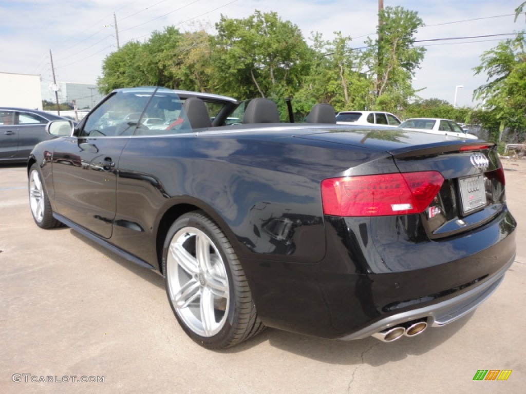 Phantom Black Metallic 2013 Audi S5 3.0 TFSI quattro Convertible Exterior Photo #72022357