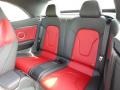 Black/Magma Red Rear Seat Photo for 2013 Audi S5 #72022461