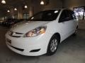 2010 Super White Toyota Sienna LE  photo #3