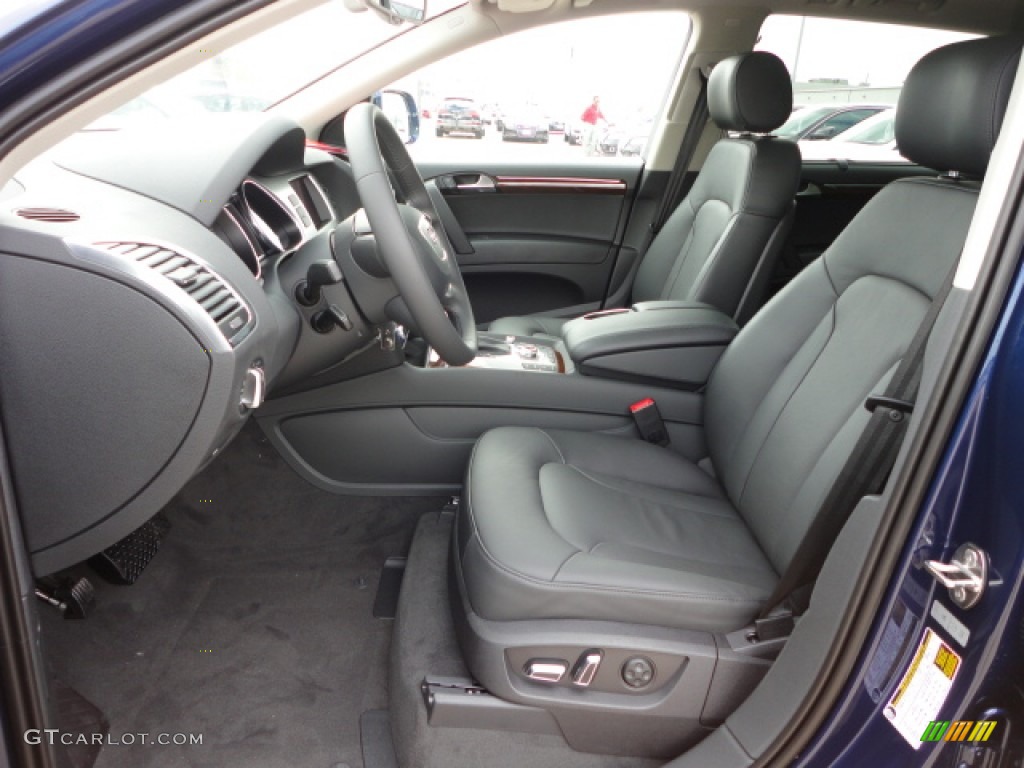 Black Interior 2013 Audi Q7 3.0 TFSI quattro Photo #72022951