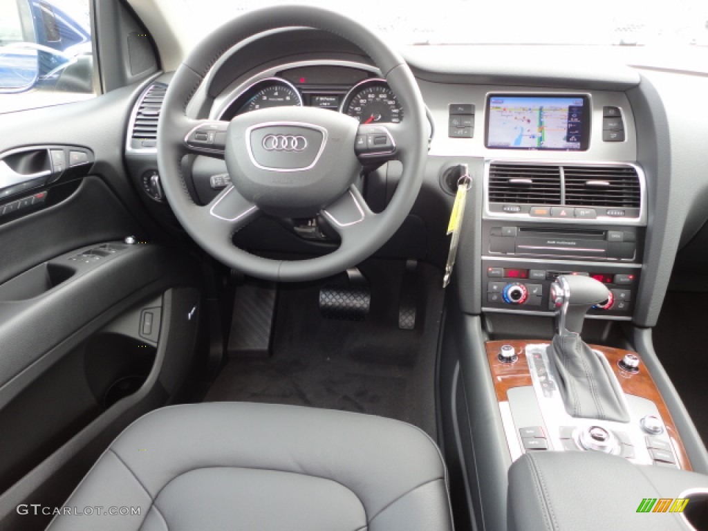 2013 Audi Q7 3.0 TFSI quattro Black Dashboard Photo #72023007