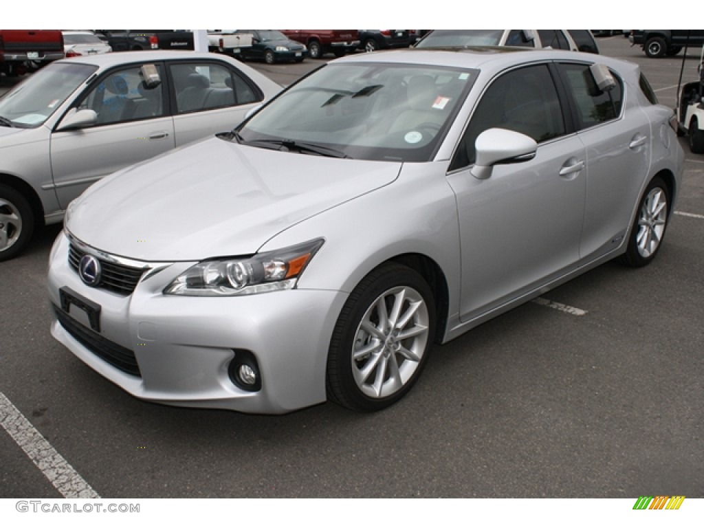 Tungsten Pearl 2011 Lexus CT 200h Hybrid Premium Exterior Photo #72023247