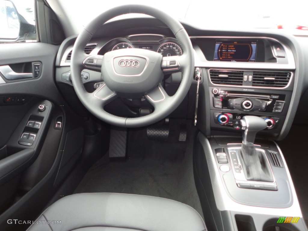 2013 Audi Allroad 2.0T quattro Avant Black Dashboard Photo #72023271