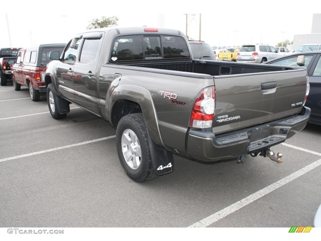 2009 Tacoma V6 TRD Sport Double Cab 4x4 - Pyrite Brown Mica / Graphite Gray photo #3