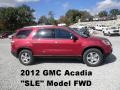 2012 Crystal Red Tintcoat GMC Acadia SLE  photo #1