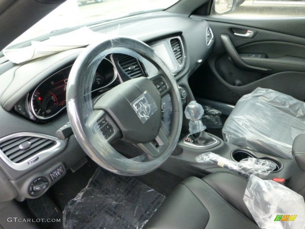 Black Interior 2013 Dodge Dart Limited Photo #72023997