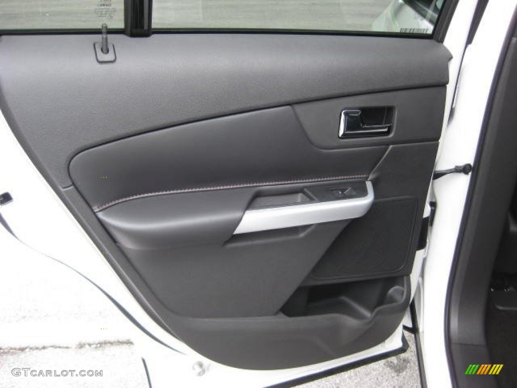 2013 Edge SEL AWD - White Platinum Tri-Coat / SEL Appearance Charcoal Black/Gray Alcantara photo #18
