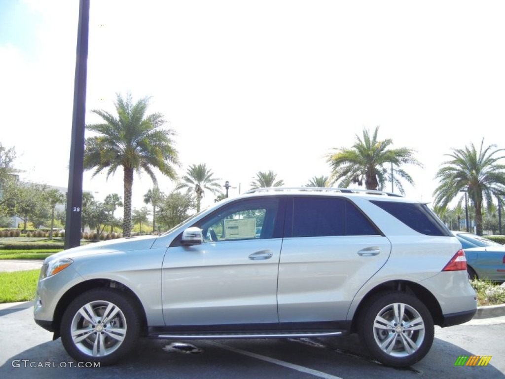 Iridium Silver Metallic 2013 Mercedes-Benz ML 350 4Matic Exterior Photo #72024894