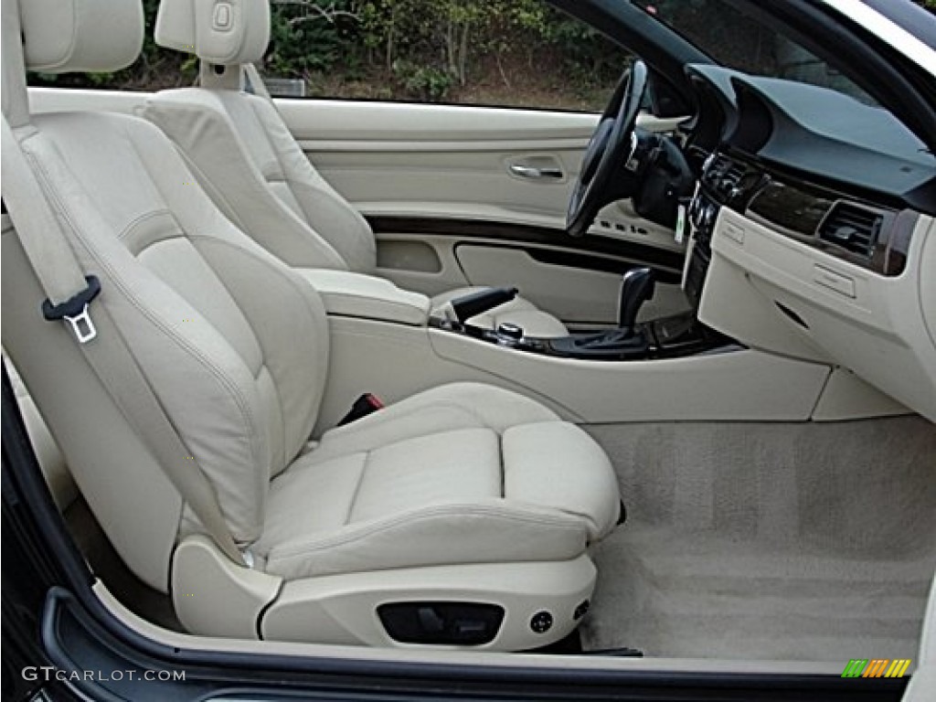 2009 3 Series 335i Convertible - Black Sapphire Metallic / Cream Beige Dakota Leather photo #13