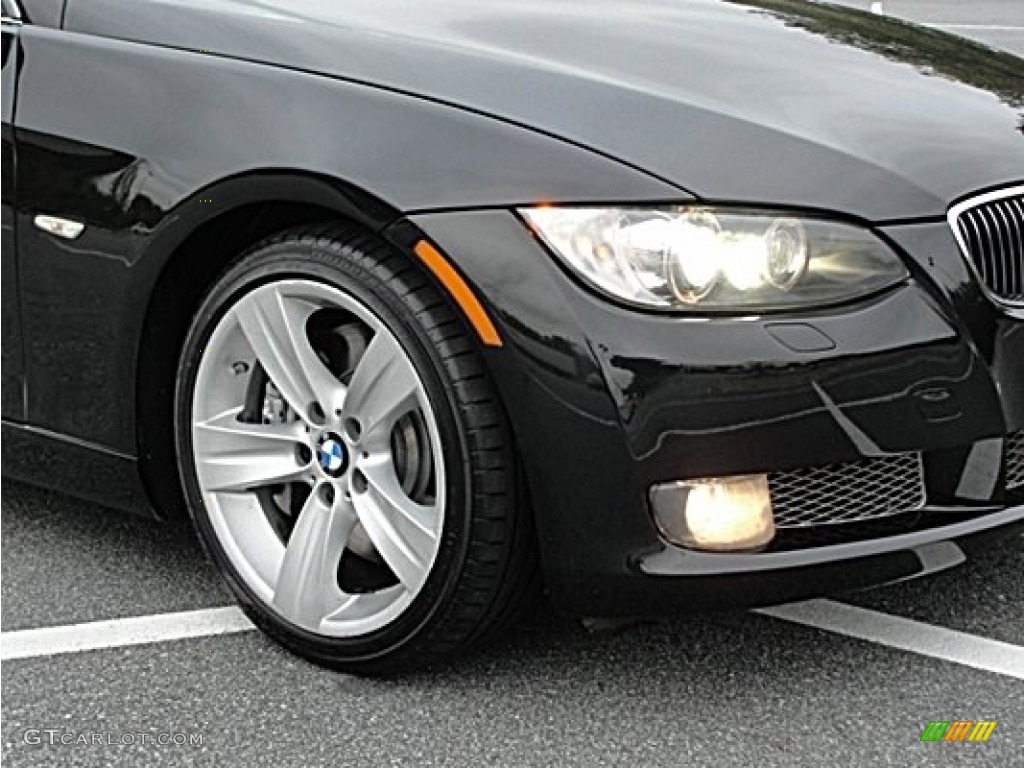 2009 3 Series 335i Convertible - Black Sapphire Metallic / Cream Beige Dakota Leather photo #43
