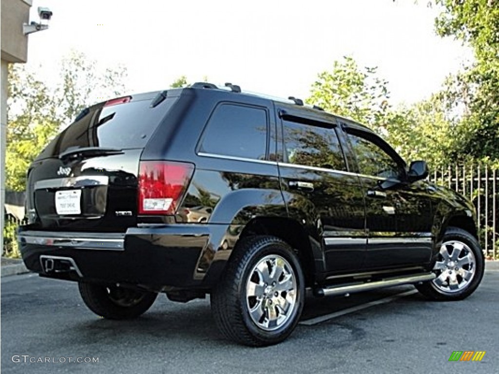 Black 2008 Jeep Grand Cherokee Overland 4x4 Exterior Photo #72025970