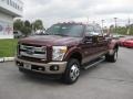 2012 Autumn Red Ford F350 Super Duty King Ranch Crew Cab 4x4 Dually  photo #2