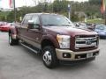 2012 Autumn Red Ford F350 Super Duty King Ranch Crew Cab 4x4 Dually  photo #4