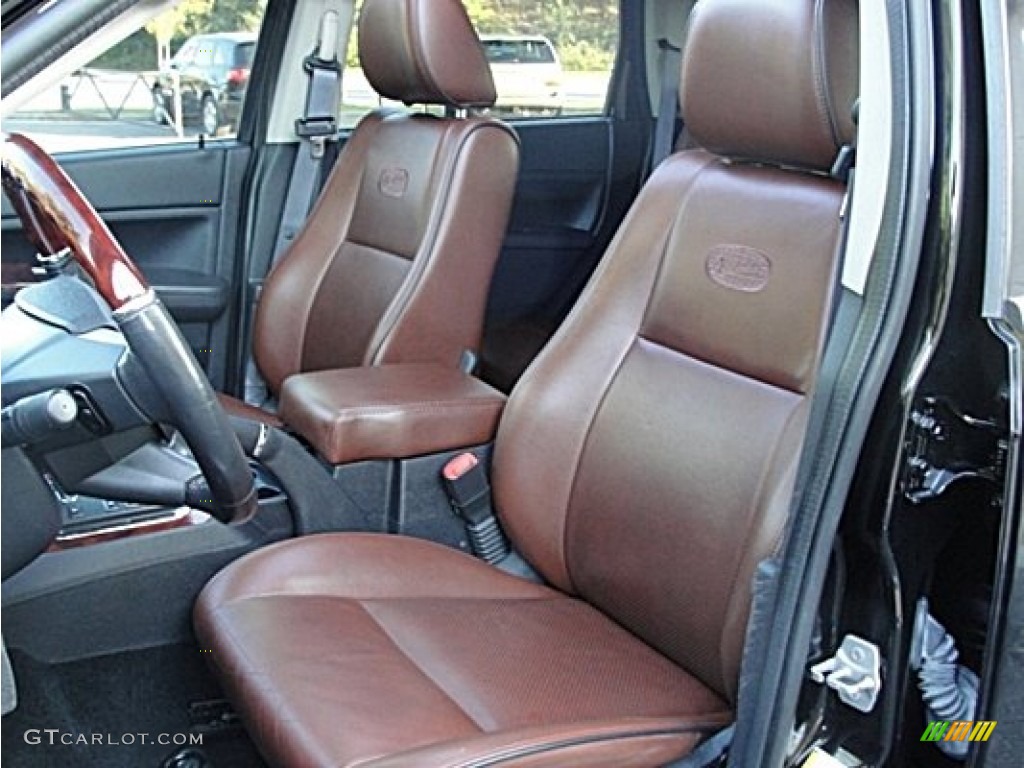 Saddle Brown/Dark Slate Gray Interior 2008 Jeep Grand Cherokee Overland 4x4 Photo #72026112
