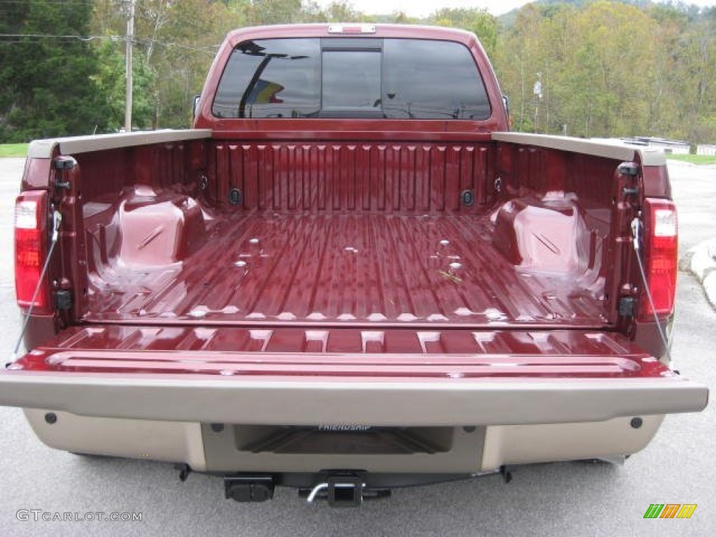 2012 F350 Super Duty King Ranch Crew Cab 4x4 Dually - Autumn Red / Chaparral Leather photo #9