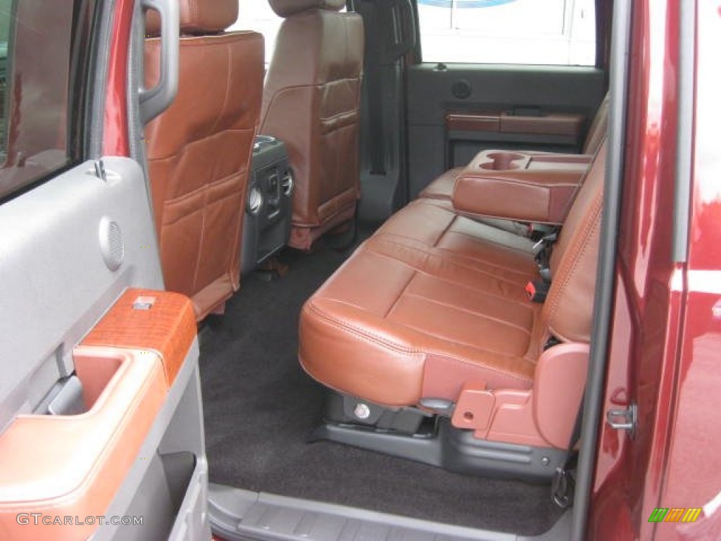 2012 Ford F350 Super Duty King Ranch Crew Cab 4x4 Dually Rear Seat Photo #72026271