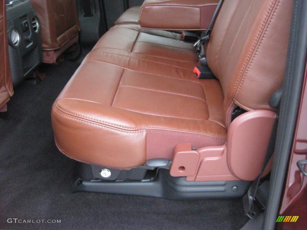 2012 F350 Super Duty King Ranch Crew Cab 4x4 Dually - Autumn Red / Chaparral Leather photo #17