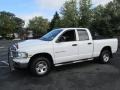 2004 Bright White Dodge Ram 1500 SLT Quad Cab 4x4  photo #1