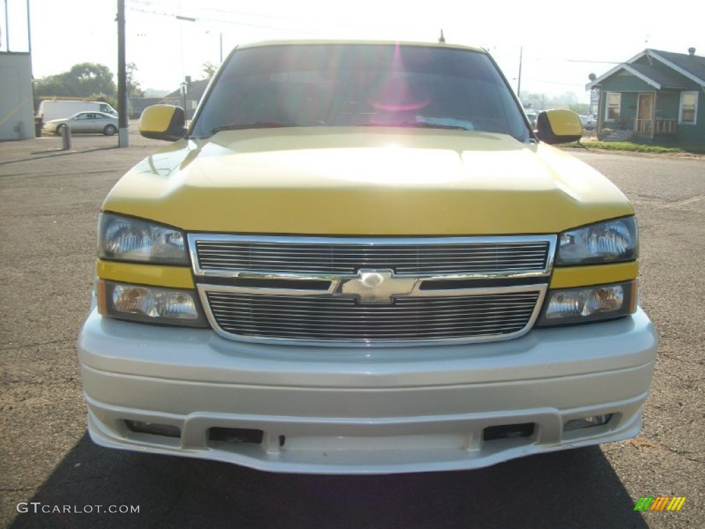 2006 Silverado 1500 LS Extended Cab - Fleet Yellow / Medium Gray photo #6