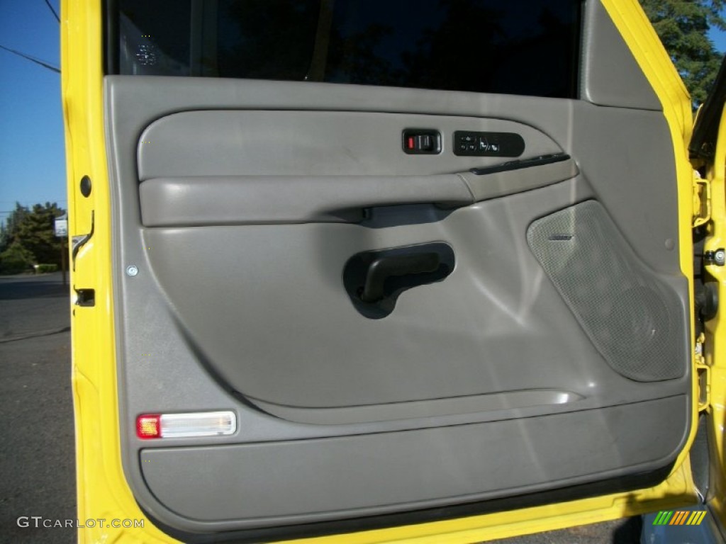 2006 Silverado 1500 LS Extended Cab - Fleet Yellow / Medium Gray photo #19