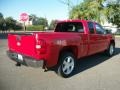 2008 Victory Red Chevrolet Silverado 1500 LT Extended Cab 4x4  photo #2