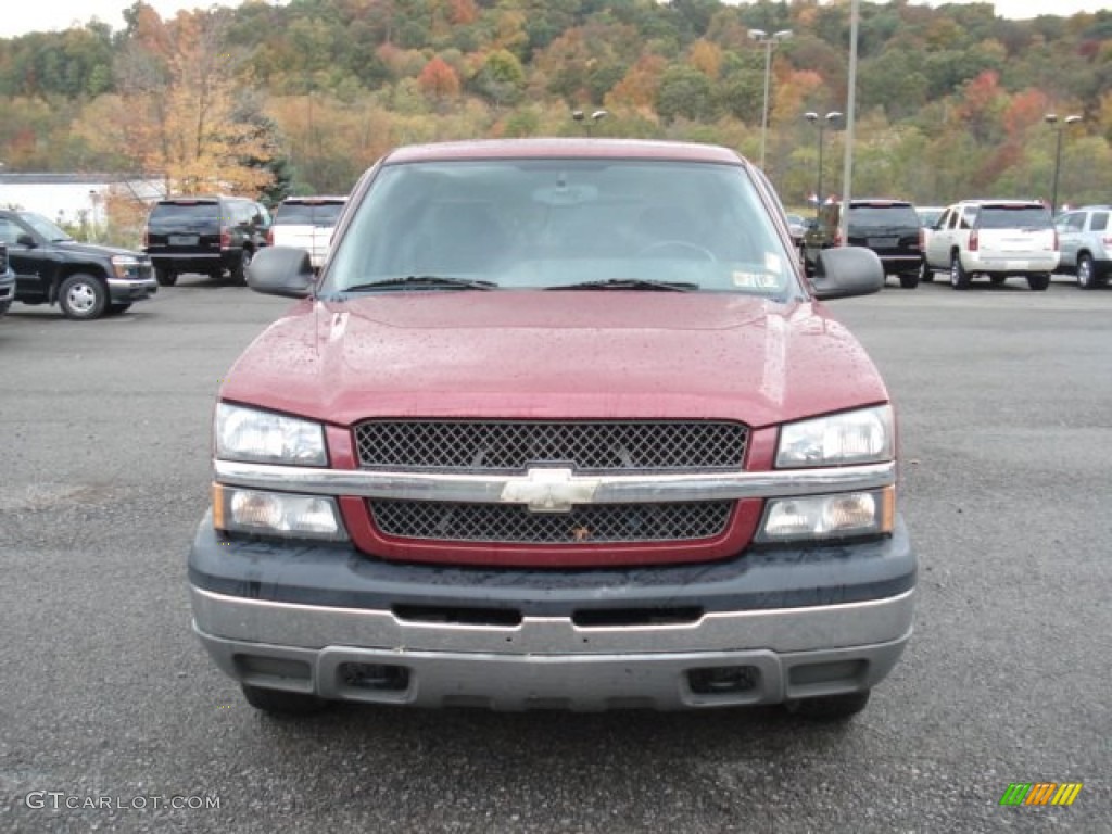 2004 Silverado 1500 Extended Cab 4x4 - Sport Red Metallic / Dark Charcoal photo #2