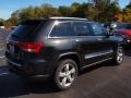 2013 Brilliant Black Crystal Pearl Jeep Grand Cherokee Overland 4x4  photo #2