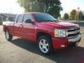 2008 Victory Red Chevrolet Silverado 1500 LT Extended Cab 4x4  photo #37