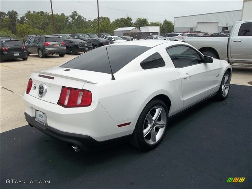2011 Mustang GT Premium Coupe - Performance White / Stone photo #8
