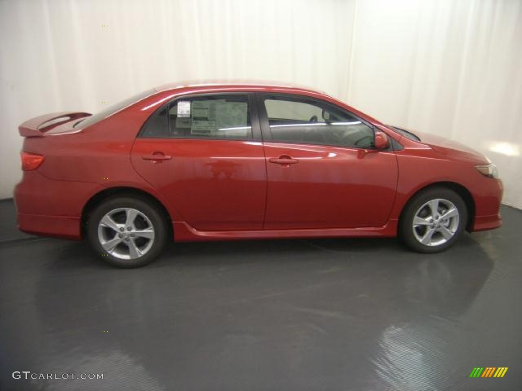 Barcelona Red Metallic 2012 Toyota Corolla S Exterior Photo #72030033