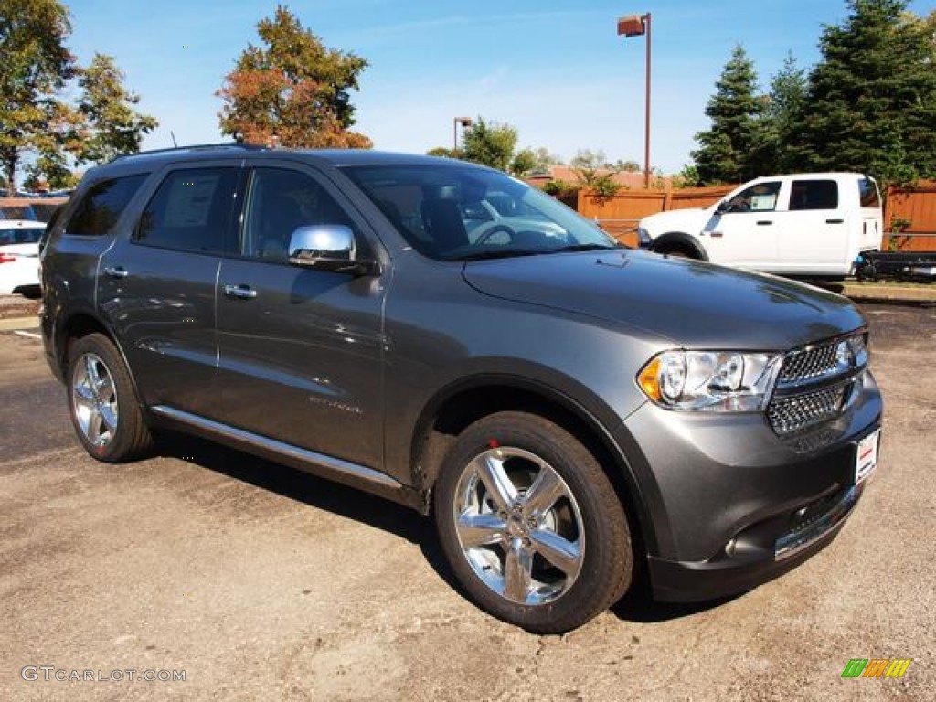 Mineral Gray Metallic 2013 Dodge Durango Citadel AWD Exterior Photo #72030243