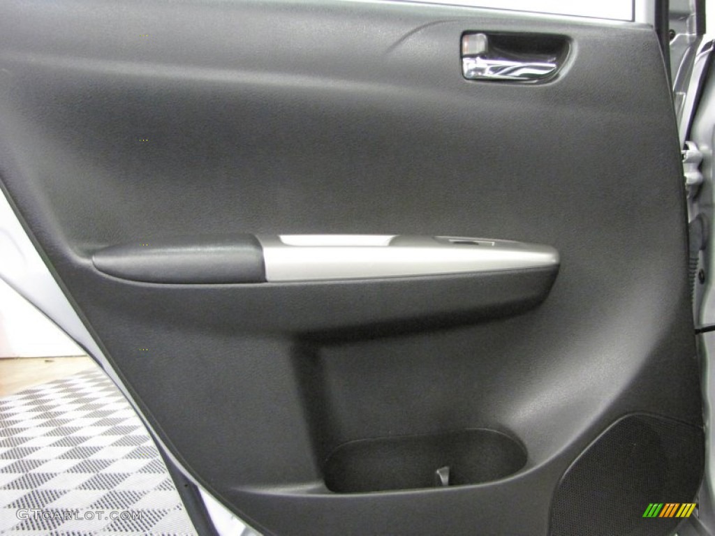 2009 Impreza WRX Sedan - Spark Silver Metallic / Carbon Black photo #15