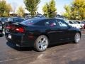 2013 Pitch Black Dodge Charger SXT Plus  photo #3