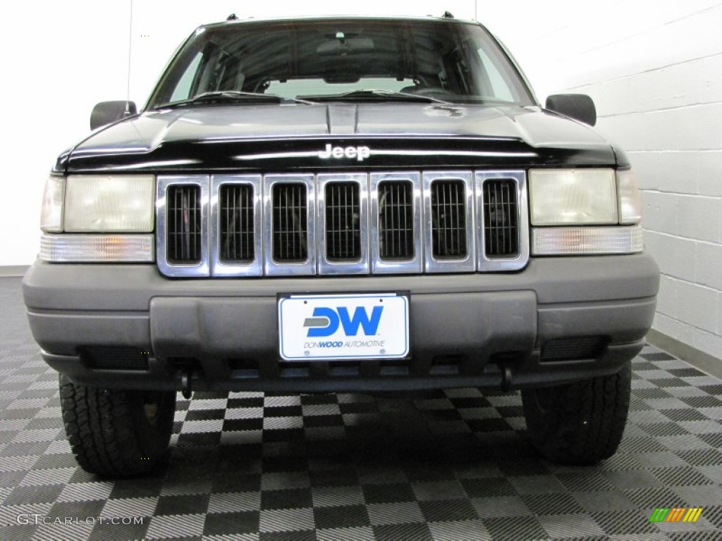 1996 Grand Cherokee Laredo 4x4 - Black / Agate photo #3