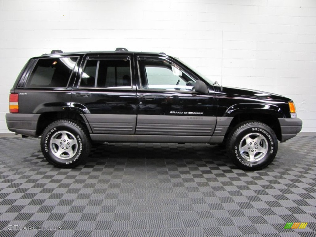 1996 Grand Cherokee Laredo 4x4 - Black / Agate photo #8