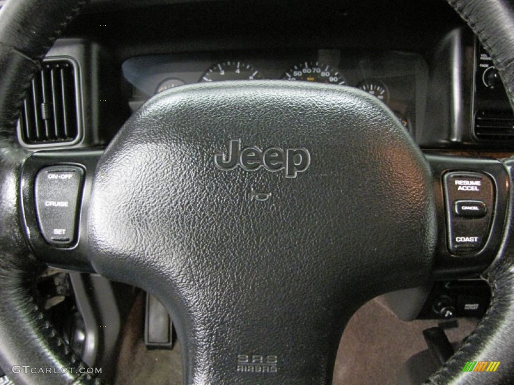 1996 Grand Cherokee Laredo 4x4 - Black / Agate photo #18