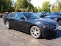 2013 Pitch Black Dodge Charger R/T  photo #2