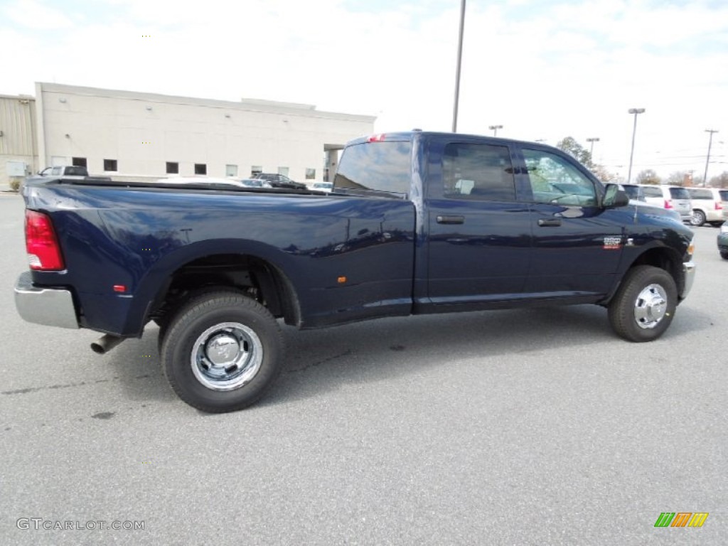 True Blue Pearl 2012 Dodge Ram 3500 HD ST Crew Cab 4x4 Dually Exterior Photo #72031404