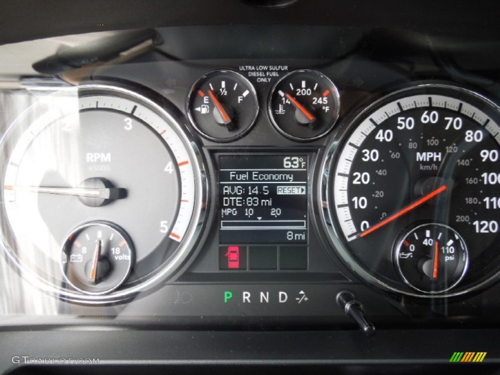 2012 Ram 3500 HD ST Crew Cab 4x4 Dually - True Blue Pearl / Dark Slate/Medium Graystone photo #12