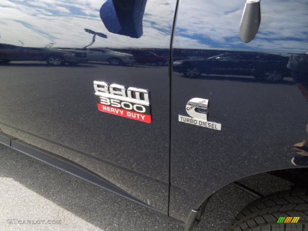 2012 Ram 3500 HD ST Crew Cab 4x4 Dually - True Blue Pearl / Dark Slate/Medium Graystone photo #21