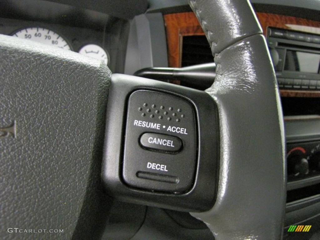 2006 Ram 1500 SLT Quad Cab 4x4 - Brilliant Black Crystal Pearl / Medium Slate Gray photo #21